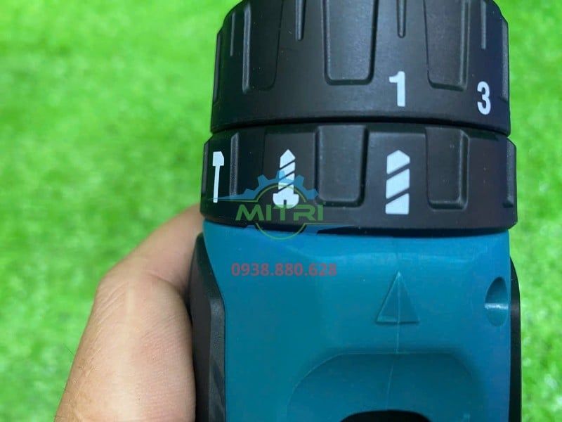 Máy Khoan Búa Vặn Vít Dùng Pin Makita DHP459Z Kèm 2 Pin 3.0Ah Và 1 Sạc Chính Hãng Tại Minh Triết - hình ảnh sản phẩm thực tế 13
