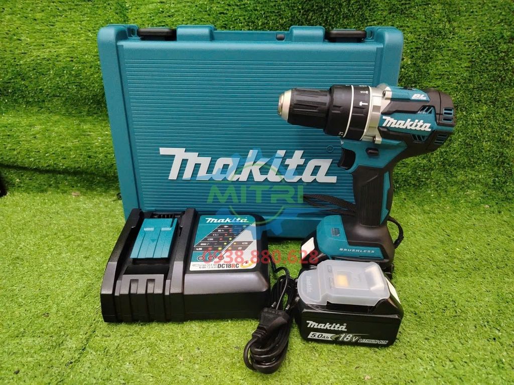 Máy Khoan Búa, Vặn Vít Makita DHP484RTE Có Sẵn Tại Minh Triết Giao Cho Khách Hàng - hình ảnh sản phẩm thực tế 6