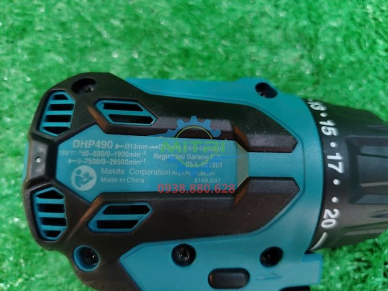 Máy Khoan Búa, Vặn Vít Pin Makita DHP490Z (18V) - hình ảnh sản phẩm thực tế 6