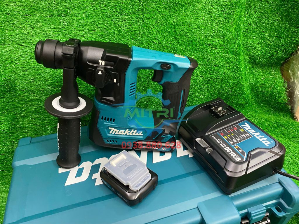 Máy khoan bê tông Makita HR140DSYE (12V) - hình ảnh sản phẩm thực tế 4