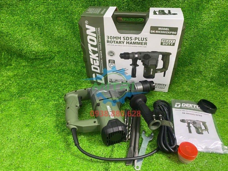Máy Khoan Đục Bê Tông Dekton DK-RH3002XPRO Chính Hãng Có Sẵn Tại Minh Triết - hình ảnh sản phẩm thực tế 7