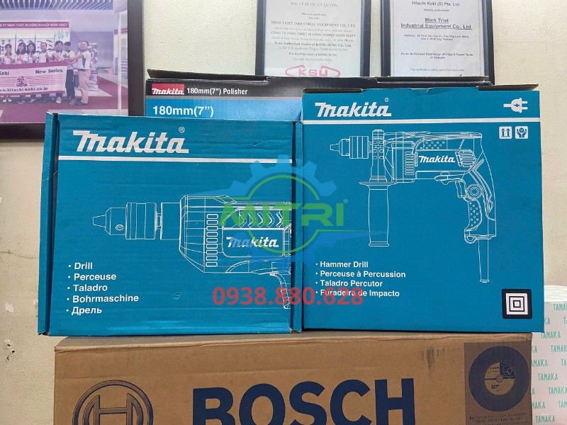 Máy Khoan Búa Makita HP1630 710W Chính Hãng – Giá Tốt - hình ảnh sản phẩm thực tế 8
