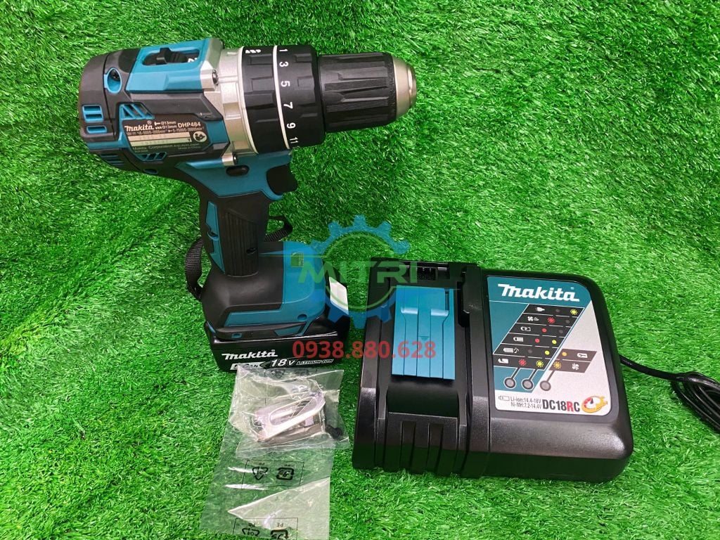 Máy khoan búa dùng pin 18V Makita DHP484RT - hình ảnh sản phẩm thực tế 4