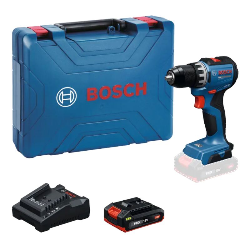 Máy Khoan Pin Bosch GSR 18V-52 (1 Pin 2.0Ah, 1 Sạc) 06019S00K4 - hình ảnh sản phẩm thực tế 1