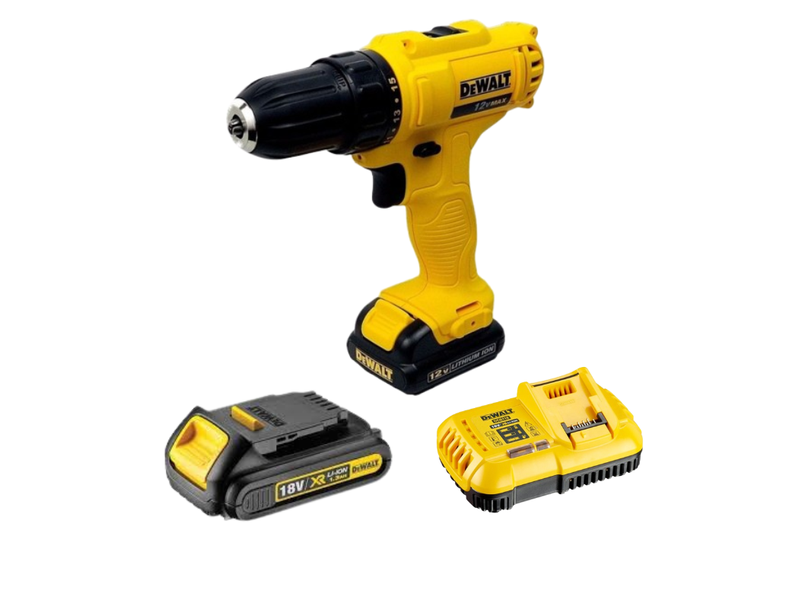 Máy khoan vặn vít dùng pin Dewalt DCD700C1-B1 10.8V - hình ảnh sản phẩm thực tế 1
