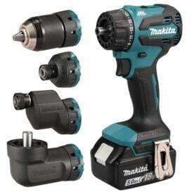 Máy khoan vặn vít 4 đầu dùng pin 18V Makita DDF491ZJ01 (Chưa pin, sạc) Chính Hãng Có Sẵn Tại Minh Triết