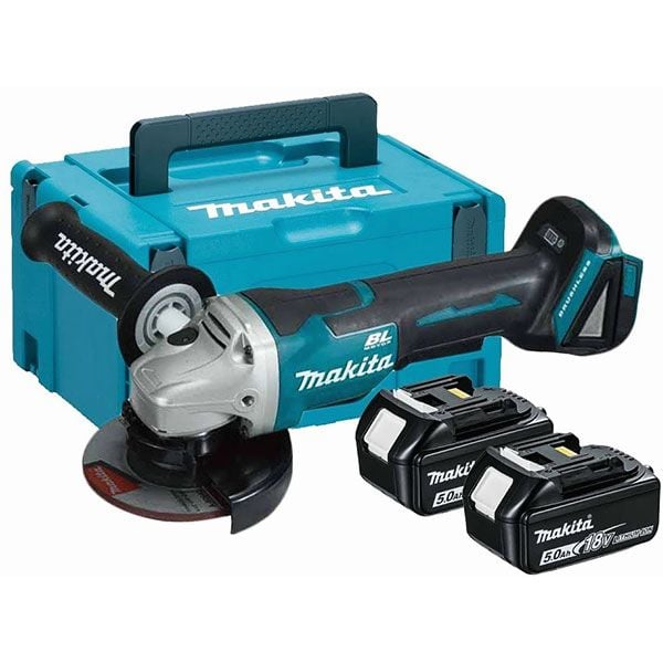 Máy Mài Góc Pin Makita DGA404RTJ2 (18V/5.0Ah) - hình ảnh sản phẩm thực tế 1