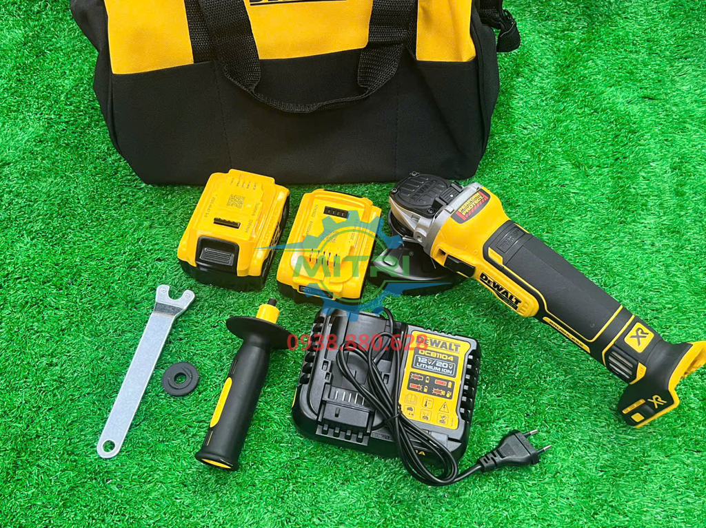 Máy Mài Dùng Pin 18V DeWALT DCG405P2 - hình ảnh sản phẩm thực tế 4