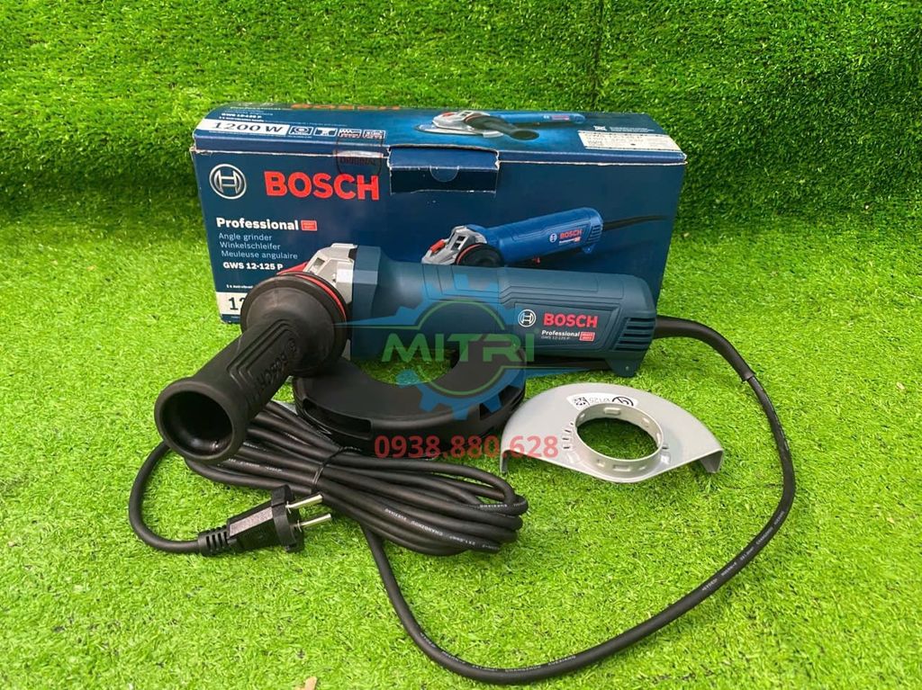 Máy Mài Góc 1200 W Bosch GWS 12-125 P Chính Hãng Có Sẵn Tại Minh Triết - hình ảnh sản phẩm thực tế 2