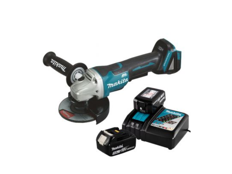 Máy Mài Góc Dùng Pin 100mm Makita DGA406RTE 18V Chính Hãng - hình ảnh sản phẩm thực tế 1