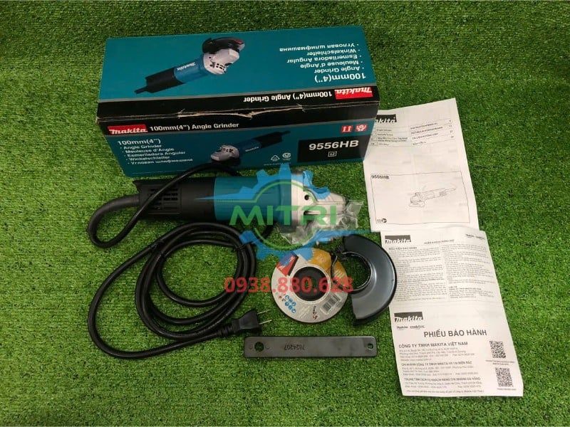 Máy mài góc Makita 9556HB 100mm 840W chính hãng giá tốt - hình ảnh sản phẩm thực tế 3