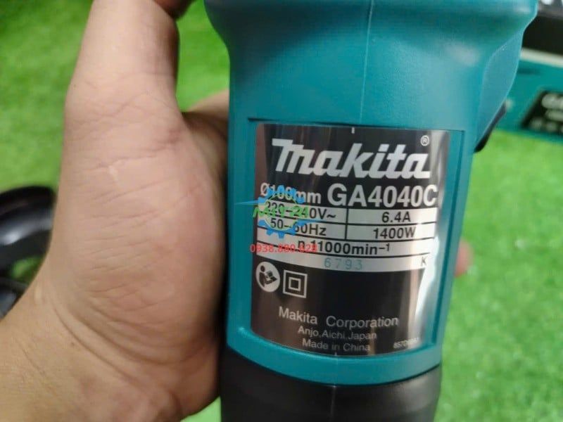 Máy Mài Góc Makita GA4040C 1.400W, Đá 100mm Chính Hãng Có Sẵn Tại Minh Triết - hình ảnh sản phẩm thực tế 13