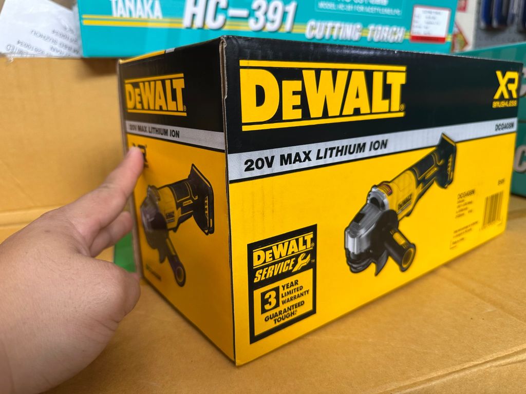 Máy mài góc pin DeWalt DCG408N 20V Max 100mm - hình ảnh sản phẩm thực tế 5