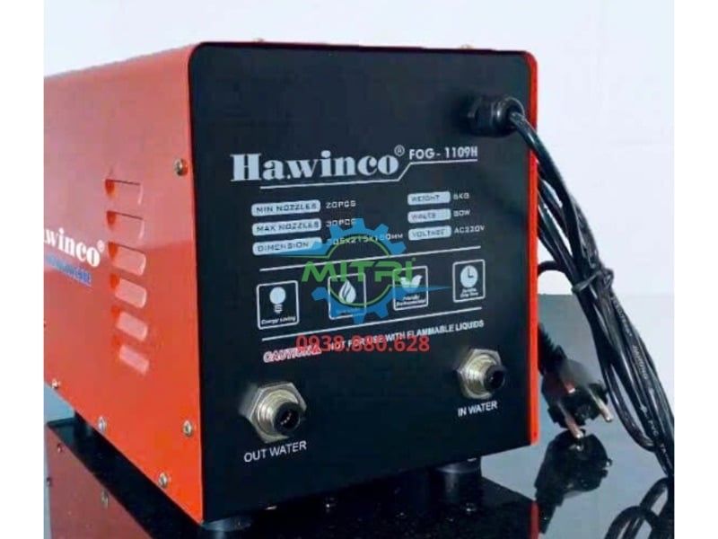 Máy Phun Sương HAWIN FOG-1109H 80W 220V Chính Hãng - hình ảnh sản phẩm thực tế 4