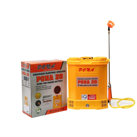 Máy Phun Thuốc Điện Pona 20 Vàng 20 Lít Chính Hãng