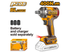 Ảnh thu nhỏ Máy Siết Bu Lông Dùng Pin 20V – 400Nm INGCO CIWLI20401 1