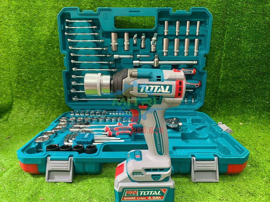 Máy Siết Bu Lông Dùng Pin 20V Total TIWLI2050 2 Pin 4.0Ah & Sạc Chính Hãng Có Sẵn Tại Minh Triết - hình ảnh sản phẩm thực tế 15