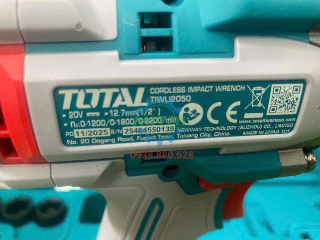 Máy Siết Bu Lông Dùng Pin 20V Total TIWLI2050 2 Pin 4.0Ah & Sạc Chính Hãng Có Sẵn Tại Minh Triết - hình ảnh sản phẩm thực tế 7