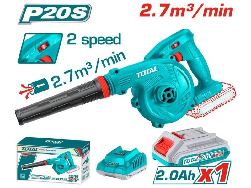 Máy thổi dùng pin 20V Total TABLI20781 (1 Pin 2.0Ah, 1 Sạc) - hình ảnh sản phẩm thực tế 1