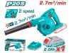 Ảnh thu nhỏ Máy thổi dùng pin 20V Total TABLI20781 (1 Pin 2.0Ah, 1 Sạc) 1