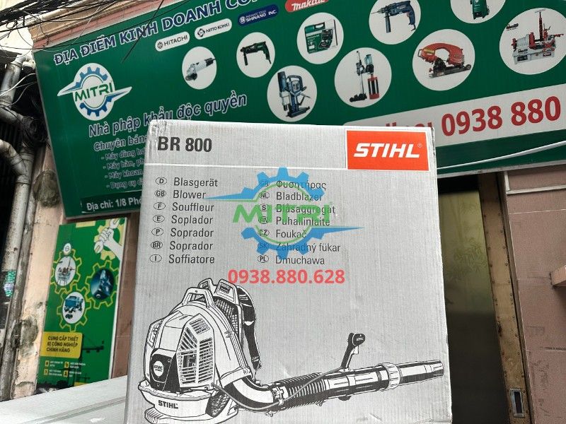 Máy Thổi Lá Đeo Lưng STIHL BR 800 Chính Hãng – Hàng Đóng Thùng Thực Tế Tại Minh Triết - hình ảnh sản phẩm thực tế 1