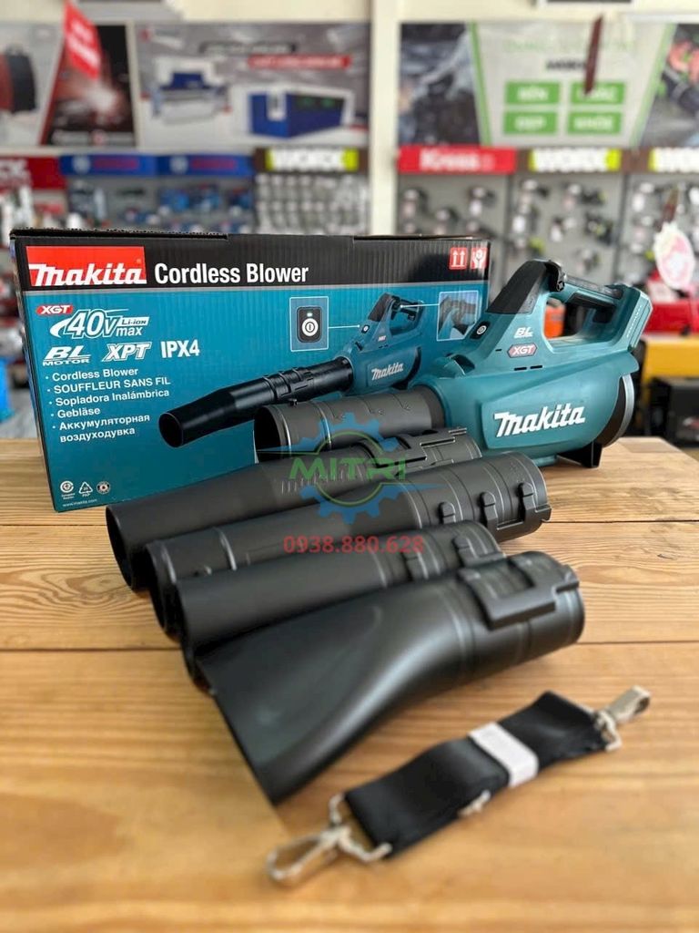 Máy Thổi Dùng Pin Makita UB001GZ (BL)(40V MAX) Chính Hãng Có Sẵn Tại Minh Triết Đang Giao Cho Công Ty Cơ Khí Dầu - hình ảnh sản phẩm thực tế 8