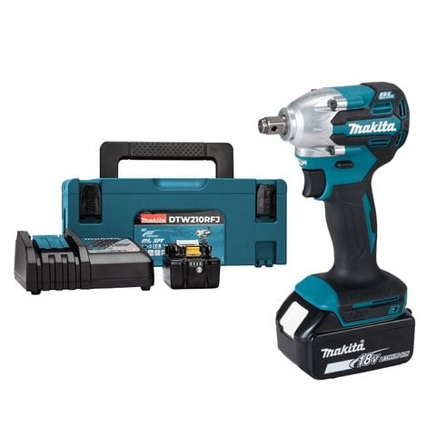Máy Vặn Bu Lông Dùng Pin 18V Makita DTW210RFJ (2 Pin 3.0Ah, 1 Sạc) Chính Hãng Có Sẵn Tại Minh Triết