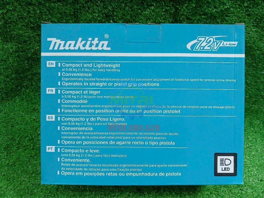 Máy Vặn Vít Pin Makita TD022DSE 7.2V | Minh Triết - hình ảnh sản phẩm thực tế 2