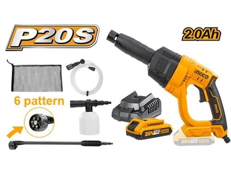 Máy Xịt Rửa Dùng Pin 20V INGCO CPWLI2008 - hình ảnh sản phẩm thực tế 1
