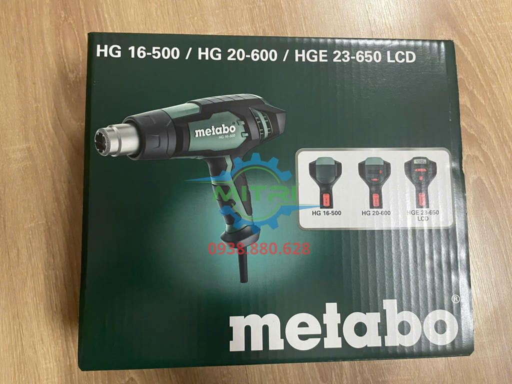 2000W Súng thổi hơi nóng Metabo HG 20-600 - hình ảnh sản phẩm thực tế 3