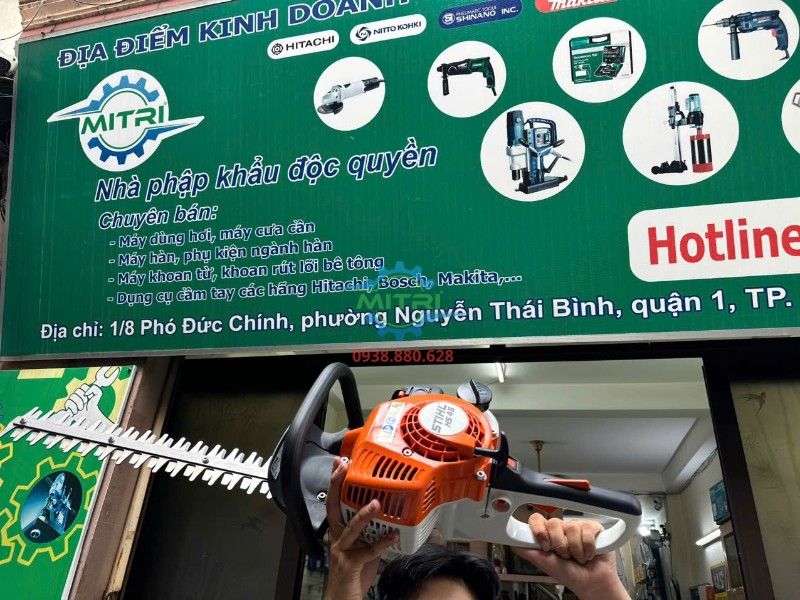 Máy Cắt Tỉa Hàng Rào STIHL HS45 Chính Hãng – Máy Tỉa Cây Chạy Xăng 27.2cc, Lưỡi 18 Inch - hình ảnh sản phẩm thực tế 2