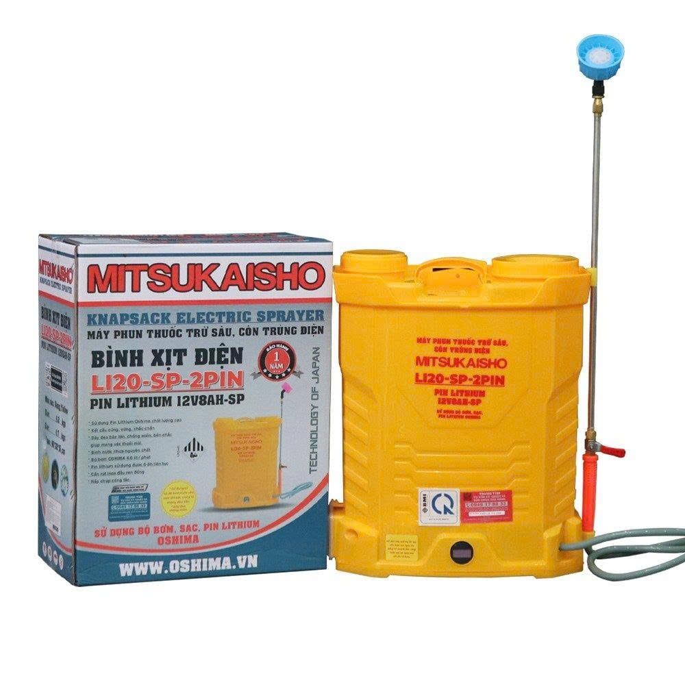 Máy Phun Thuốc Điện MITSUKAISHO Li20-SP Pin Lithium 20L Chính Hãng - hình ảnh sản phẩm thực tế 1