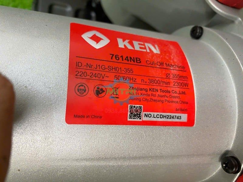 Máy cắt sắt Ken 7614NB 355mm chính hãng, 2300W - hình ảnh sản phẩm thực tế 6