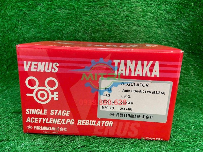Thiết Bị Điều Áp Tanaka Venus LPG CGA-510 Chính Hãng – Đồng Hồ Gas LPG Cho Hàn Cắt, Nhà Xưởng - hình ảnh sản phẩm thực tế 8