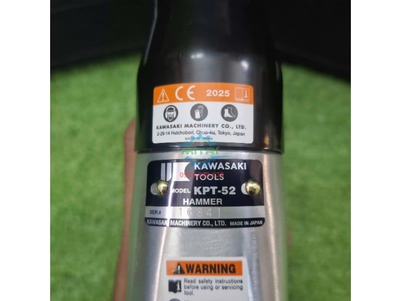 Bộ Búa Hơi Đục Bê Tông Kawasaki KPT-52K Chính Hãng – 4 Mũi Đục - hình ảnh sản phẩm thực tế 5