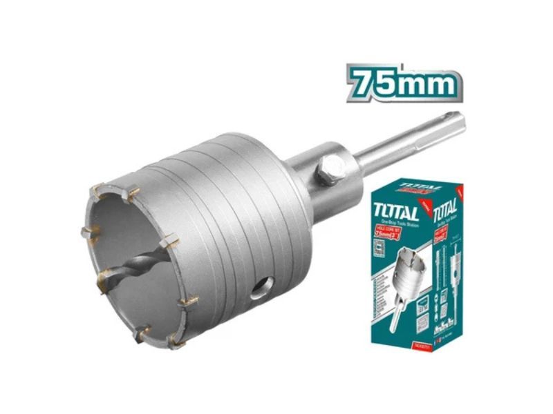 Mũi khoan khoét lỗ bê tông Total 75mm 3 inch TACA30751 - hình ảnh sản phẩm thực tế 1