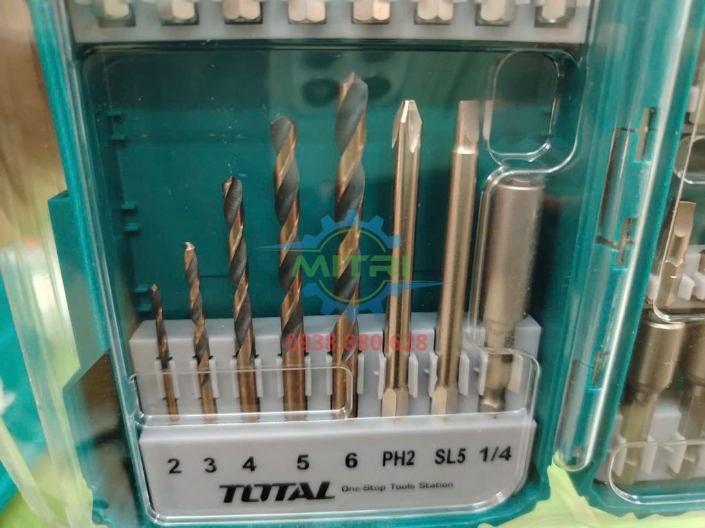 Bộ 45 Mũi Siết Vít Xoắn Total TACSDL24501 Chính Hãng Có Sẵn Tại Minh Triết - hình ảnh sản phẩm thực tế 4