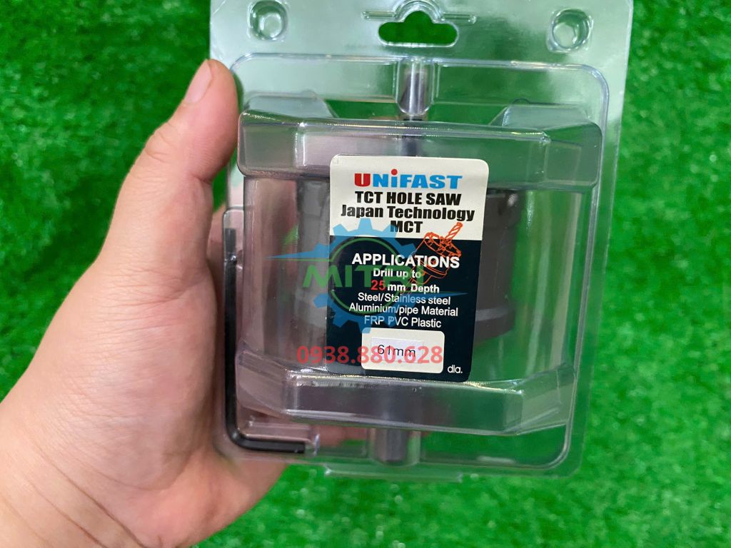 MCT-61 Mũi Khoét Hợp Kim Unifast Phi 61 - hình ảnh sản phẩm thực tế 6