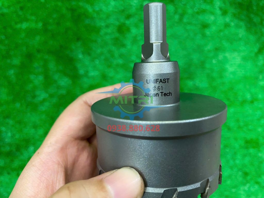 MCT-61 Mũi Khoét Hợp Kim Unifast Phi 61 - hình ảnh sản phẩm thực tế 2