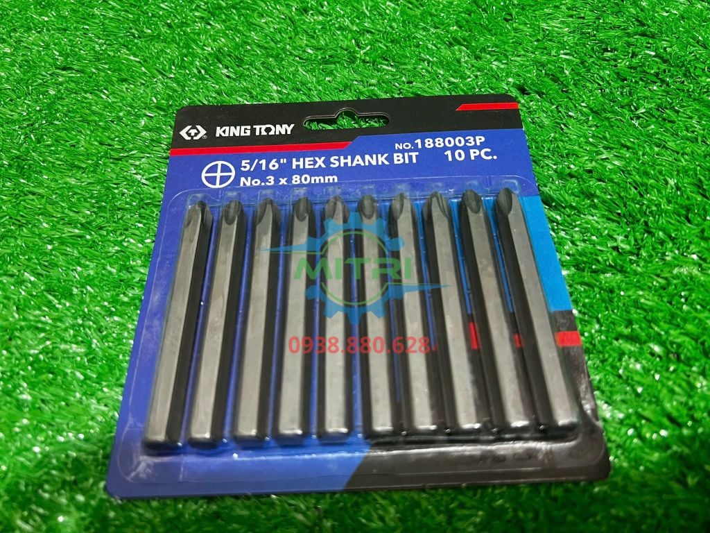 Mũi vít đóng bake dài PH3X80mm Kingtony 188003P - hình ảnh sản phẩm thực tế 3