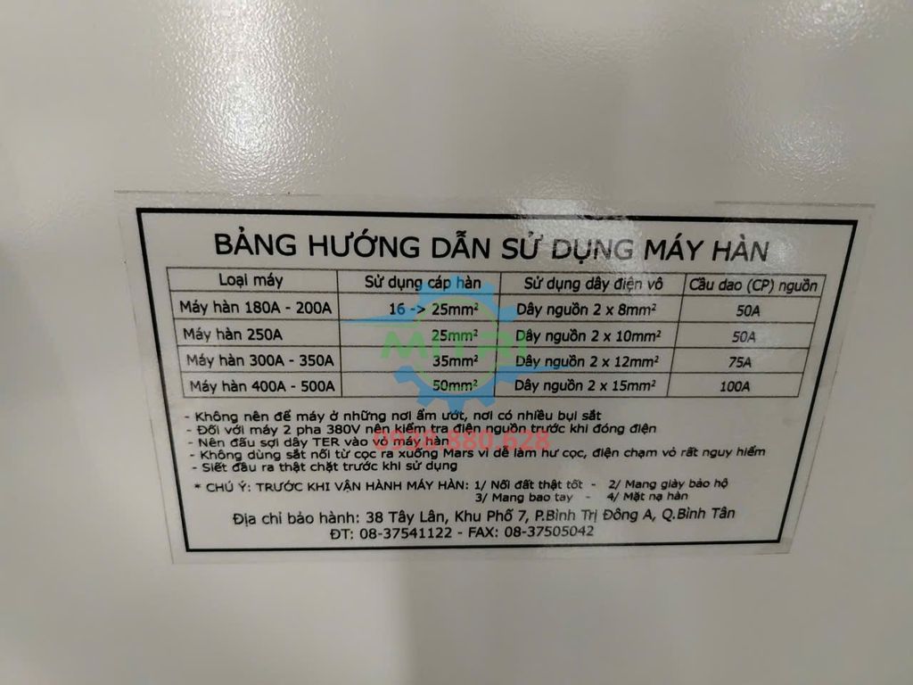 Máy Biến Thế Hàn Hồng Ký HK-H400D Chính Hãng Có Sẵn Tại Minh Triết - hình ảnh sản phẩm thực tế 4