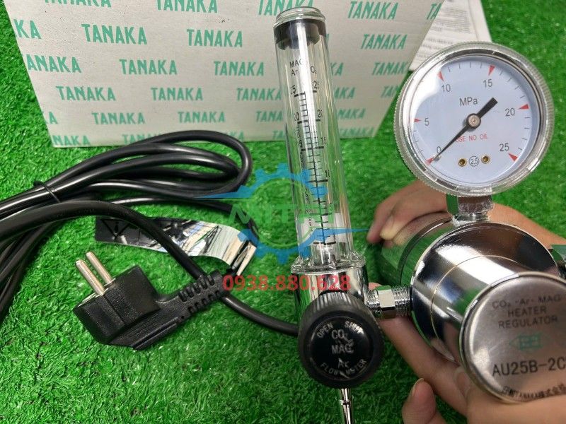 Đồng Hồ CO2 Tanaka 220V AU25B-2CU Chính Hãng - hình ảnh sản phẩm thực tế 7