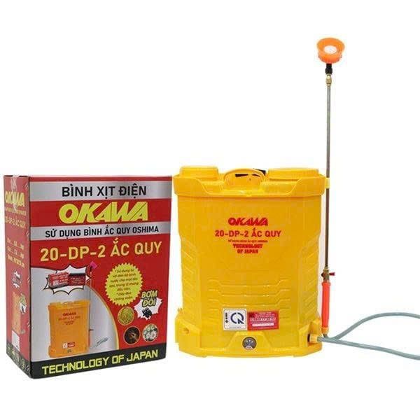 Bình Xịt Điện Okawa 20-DP 20L Bơm Đôi Chính Hãng - hình ảnh sản phẩm thực tế 1