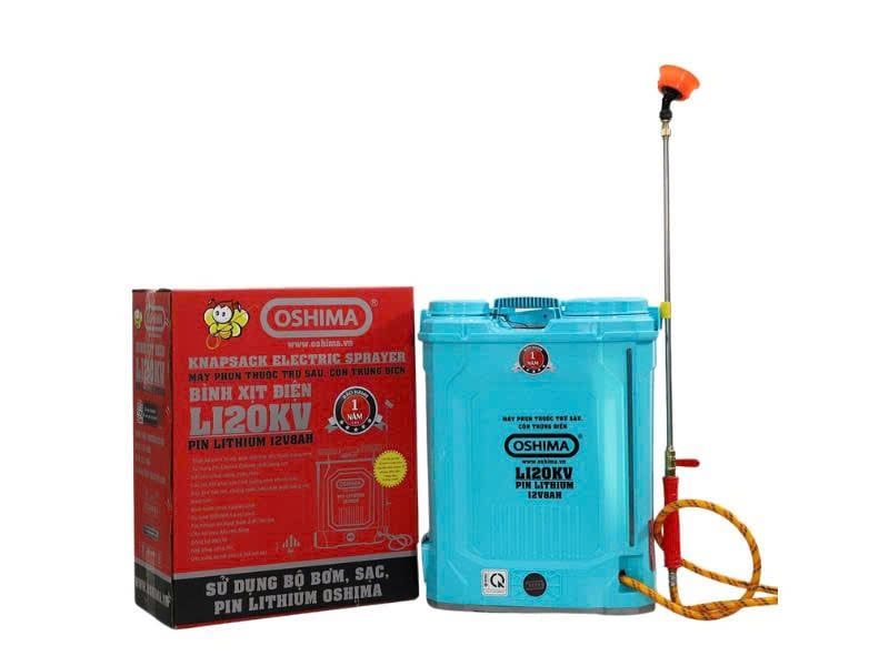 Bình Xịt Điện Oshima Li20KR Pin Lithium 20L Chính Hãng Siêu Nhẹ - hình ảnh sản phẩm thực tế 1