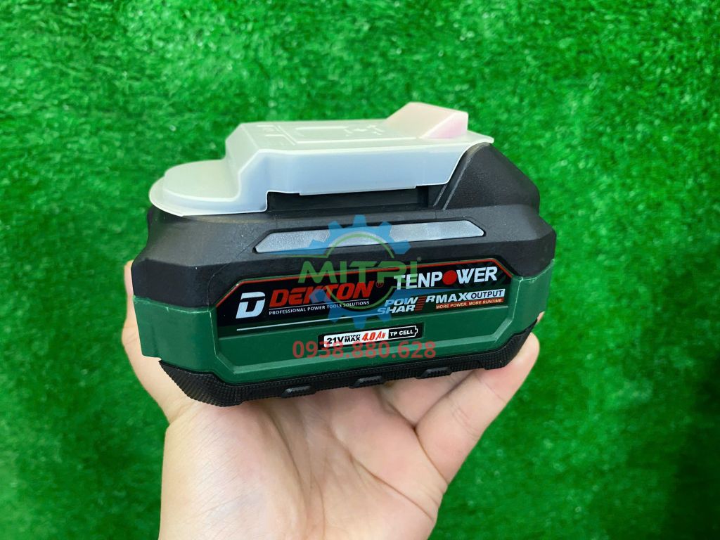 Pin phổ thông 21V 4.0Ah Dekton M21-B4085PLUS - hình ảnh sản phẩm thực tế 3