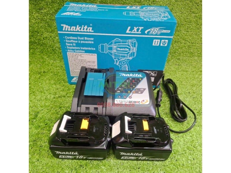 Máy thổi bụi dùng pin 18V Makita DAS180RTJ chính hãng – Bộ 2 pin 5.0Ah và 1 sạc - hình ảnh sản phẩm thực tế 5