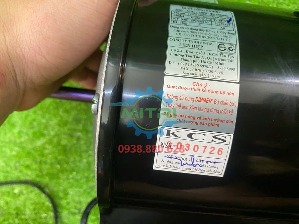Quạt Treo Công Nghiệp Lifan T-20CN Chính Hãng Có Sẵn Tại Minh Triết - hình ảnh sản phẩm thực tế 4