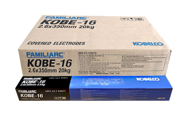 Que hàn Kobelco KOBE-16 3.2×350mm - hình ảnh sản phẩm thực tế 1