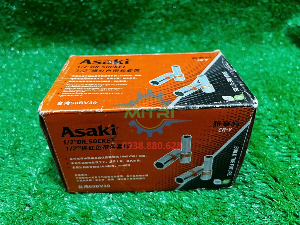 Đầu tuýp dài 1/2″-18mm 6 cạnh ASAKI AK-6557 - hình ảnh sản phẩm thực tế 3
