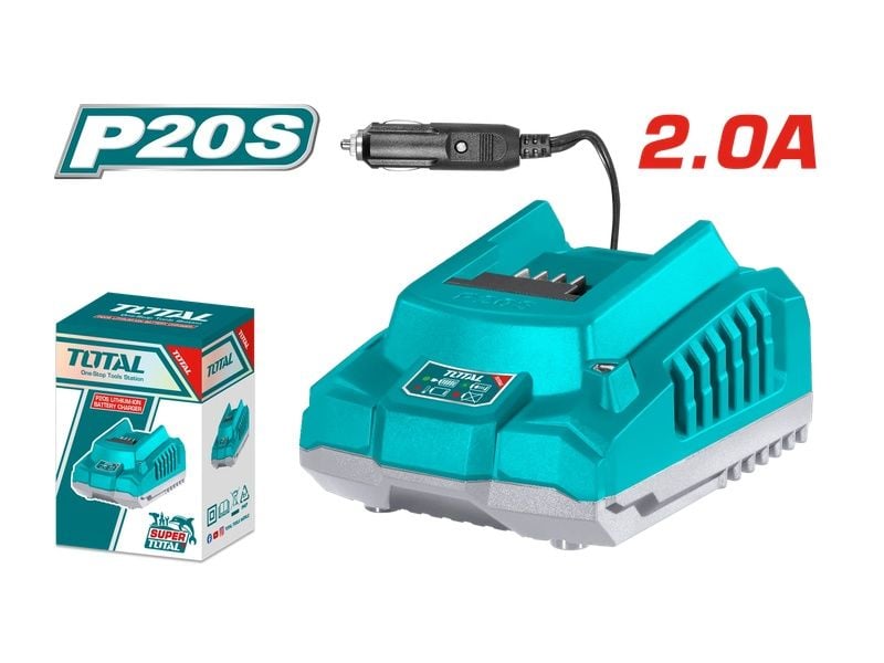Sạc 20V chui cắm DC 12-24V Total TFCLI2012 - hình ảnh sản phẩm thực tế 1